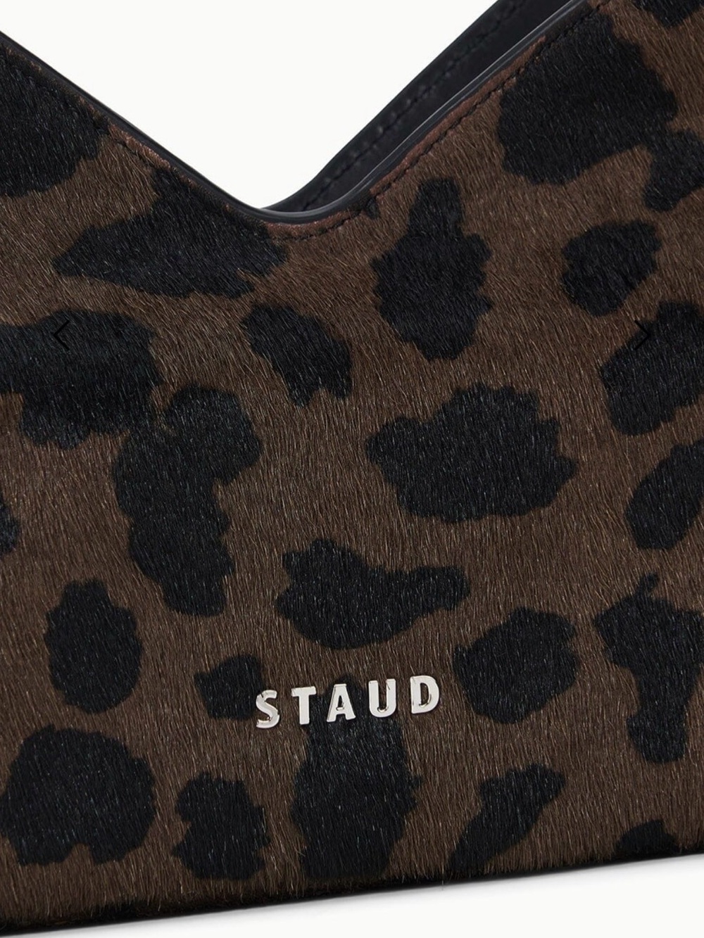 Staud VALERIE SHOULDER BAG LEOPARD NWT - Picture 2 of 3